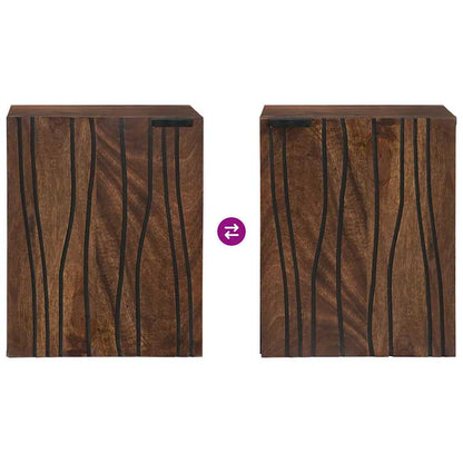 vidaXL Bathroom Sink Cabinet Walnut 38 x 33.5 x 48 cm Engineered wood