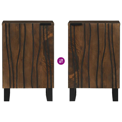 vidaXL Bathroom Sink Cabinet Walnut 38 x 33.5 x 58 cm Engineered wood