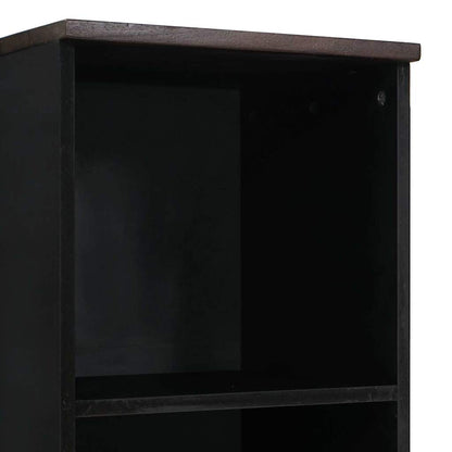 vidaXL Bathroom Cabinet Walnut 38 x 33 x 160 cm Engineered Wood