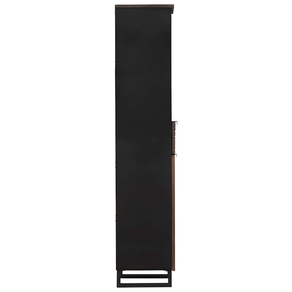 vidaXL Bathroom Cabinet Walnut 38 x 33 x 160 cm Engineered Wood