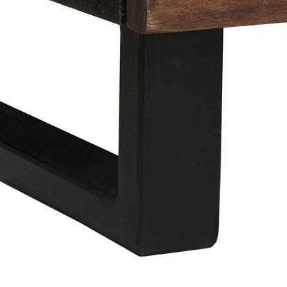 vidaXL Sideboard with Drawer Brown 40 x 33 x 75 cm Solid mango wood