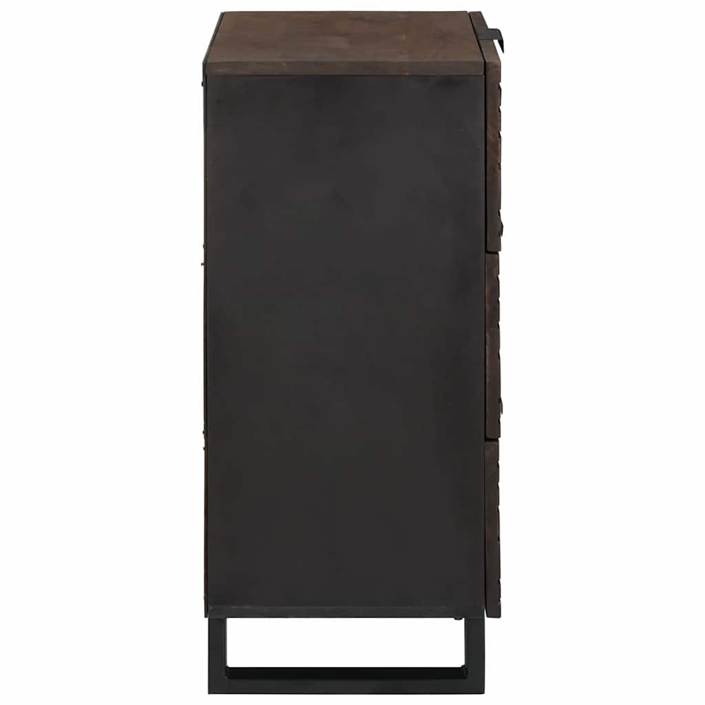 vidaXL Sideboard with Drawer Brown 40 x 33 x 75 cm Solid mango wood
