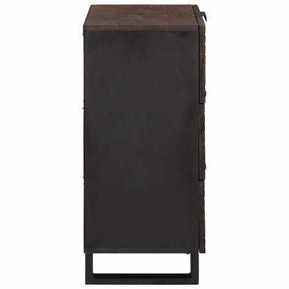 vidaXL Sideboard with Drawer Brown 40 x 33 x 75 cm Solid mango wood