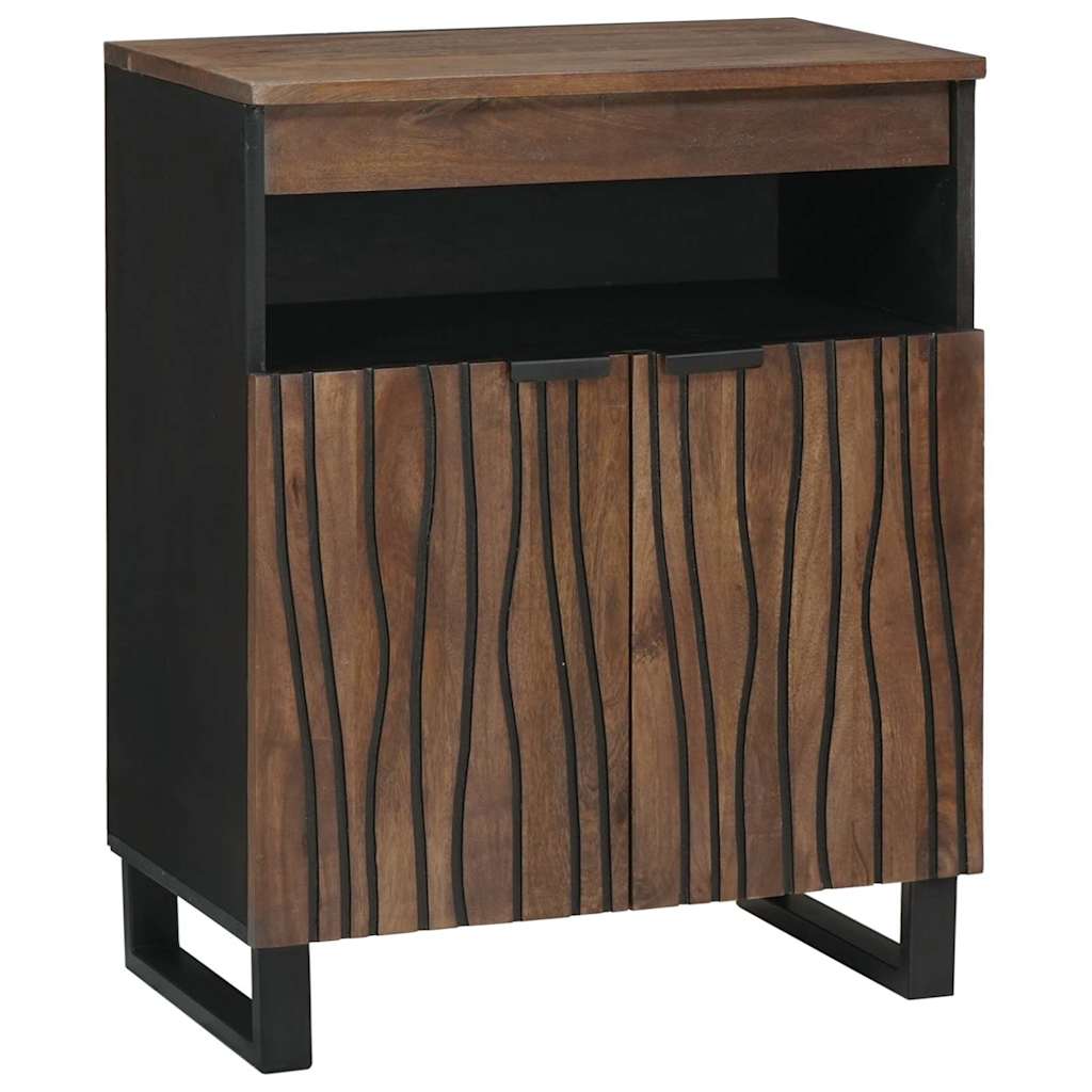 vidaXL Sideboard with Drawer Brown 60 x 33 x 75 cm Solid mango wood