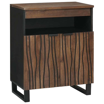 vidaXL Sideboard with Drawer Brown 60 x 33 x 75 cm Solid mango wood