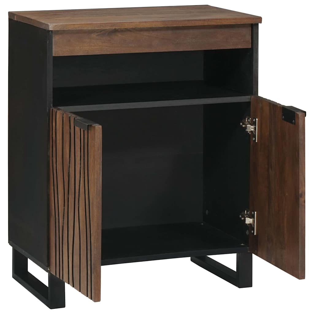 vidaXL Sideboard with Drawer Brown 60 x 33 x 75 cm Solid mango wood