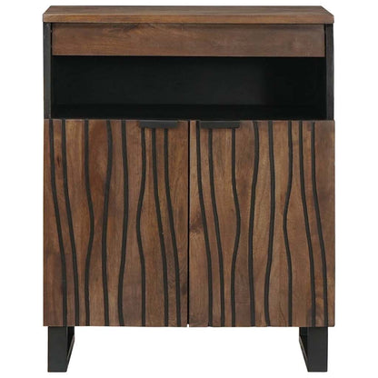 vidaXL Sideboard with Drawer Brown 60 x 33 x 75 cm Solid mango wood