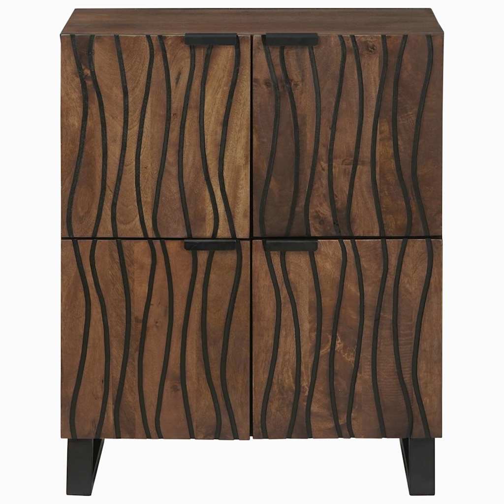 vidaXL Media Storage Cabinets & Racks Brown 60 x 33.5 x 75 cm