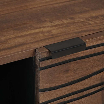 vidaXL Sideboard Brown 80 x 33 x 75 cm Solid mango wood