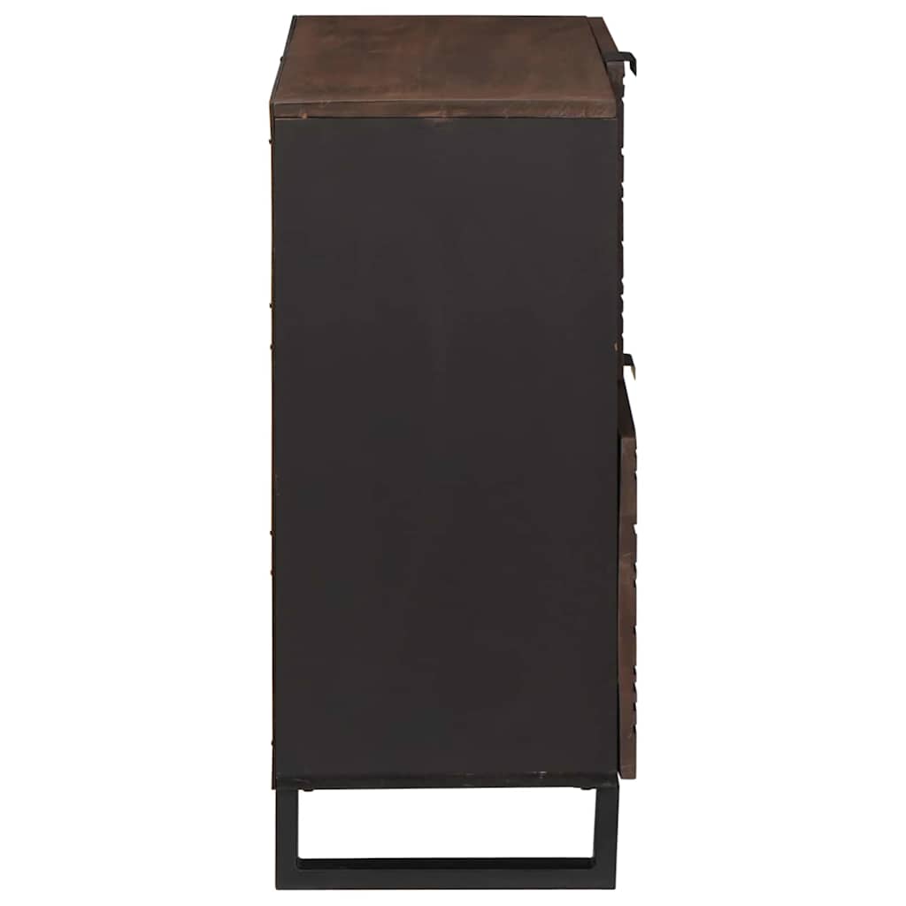 vidaXL Sideboard Brown 80 x 33 x 75 cm Solid mango wood