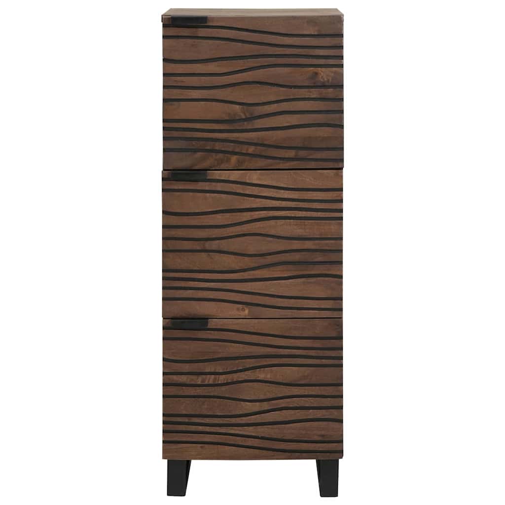 vidaXL Highboard Brown 40 x 33 x 110 cm Solid mango wood