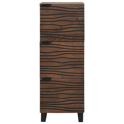 vidaXL Highboard Brown 40 x 33 x 110 cm Solid mango wood