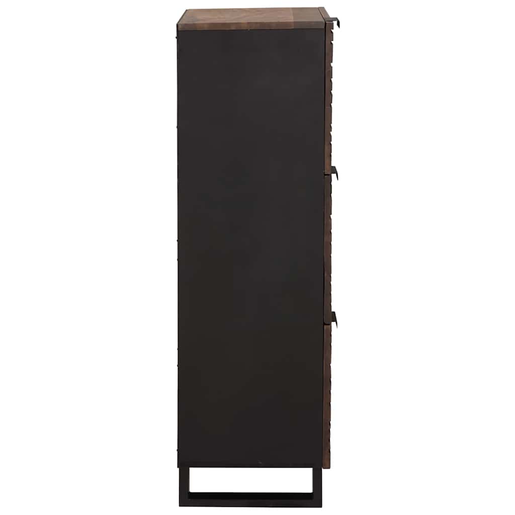 vidaXL Highboard Brown 40 x 33 x 110 cm Solid mango wood