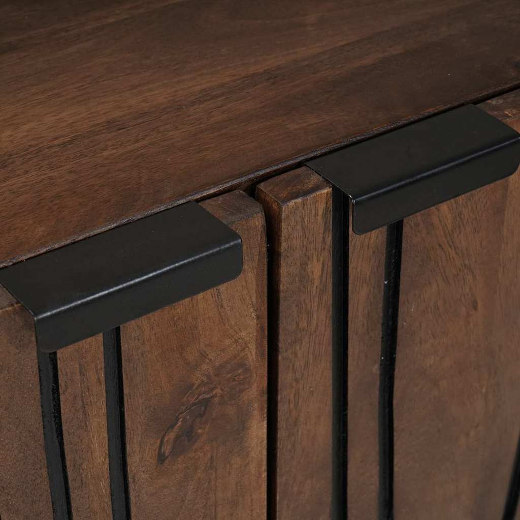 vidaXL Highboard Brown 60 x 33 x 100 cm Solid mango wood