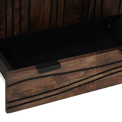 vidaXL Highboard Brown 60 x 33 x 100 cm Solid mango wood
