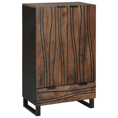 vidaXL Highboard Brown 60 x 33 x 100 cm Solid mango wood