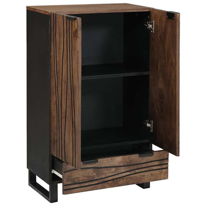 vidaXL Highboard Brown 60 x 33 x 100 cm Solid mango wood