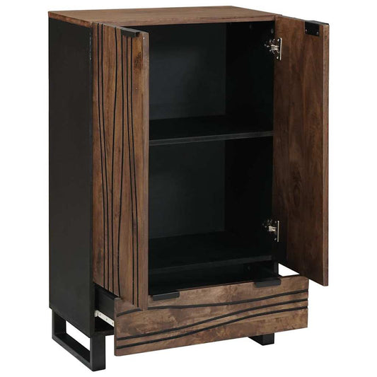 vidaXL Highboard Brown 60 x 33 x 100 cm Solid mango wood