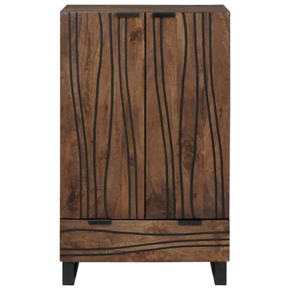vidaXL Highboard Brown 60 x 33 x 100 cm Solid mango wood