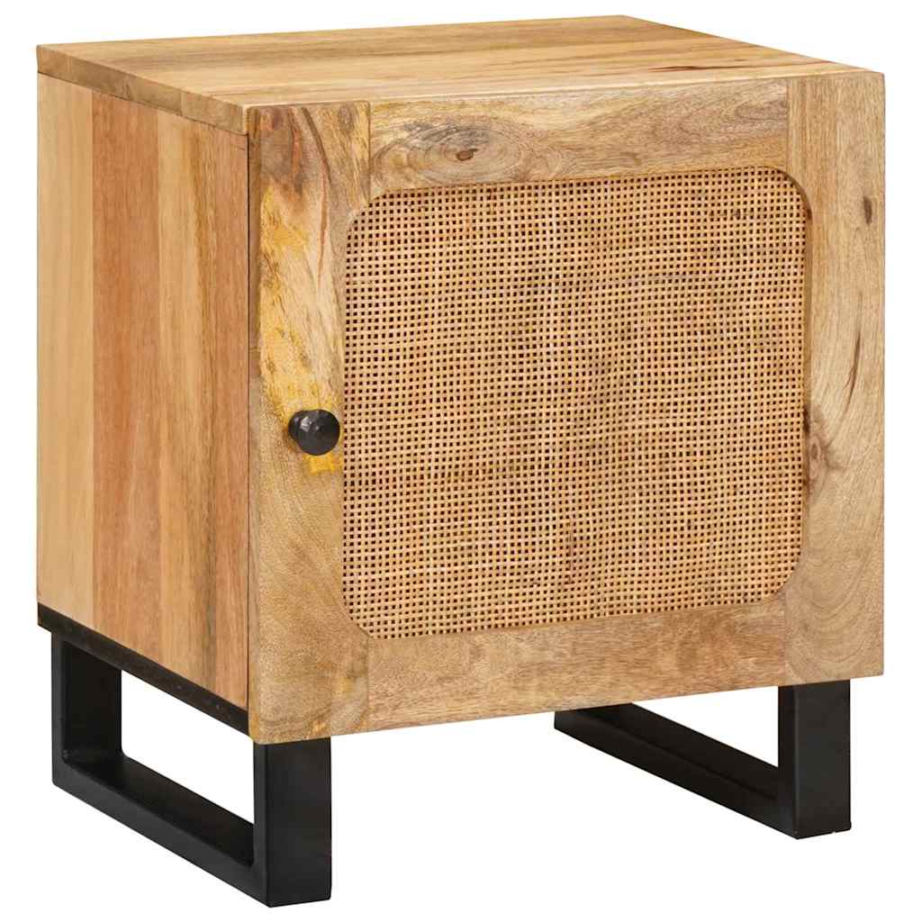 vidaXL Bedside Cabinet 2 pcs Natural 40 x 33 x 46 cm