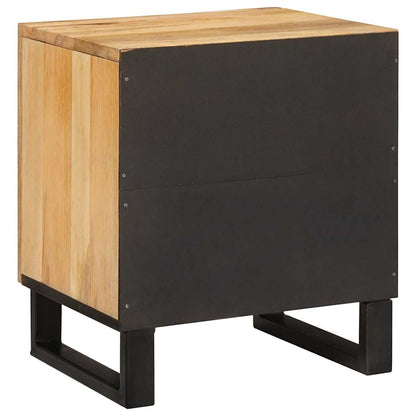 vidaXL Bedside Cabinet 2 pcs Natural 40 x 33 x 46 cm