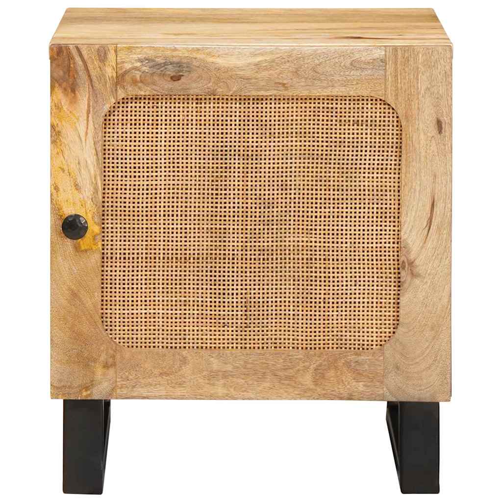 vidaXL Bedside Cabinet 2 pcs Natural 40 x 33 x 46 cm