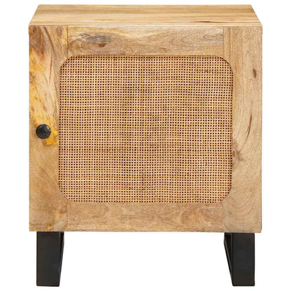 vidaXL Bedside Cabinet 2 pcs Natural 40 x 33 x 46 cm