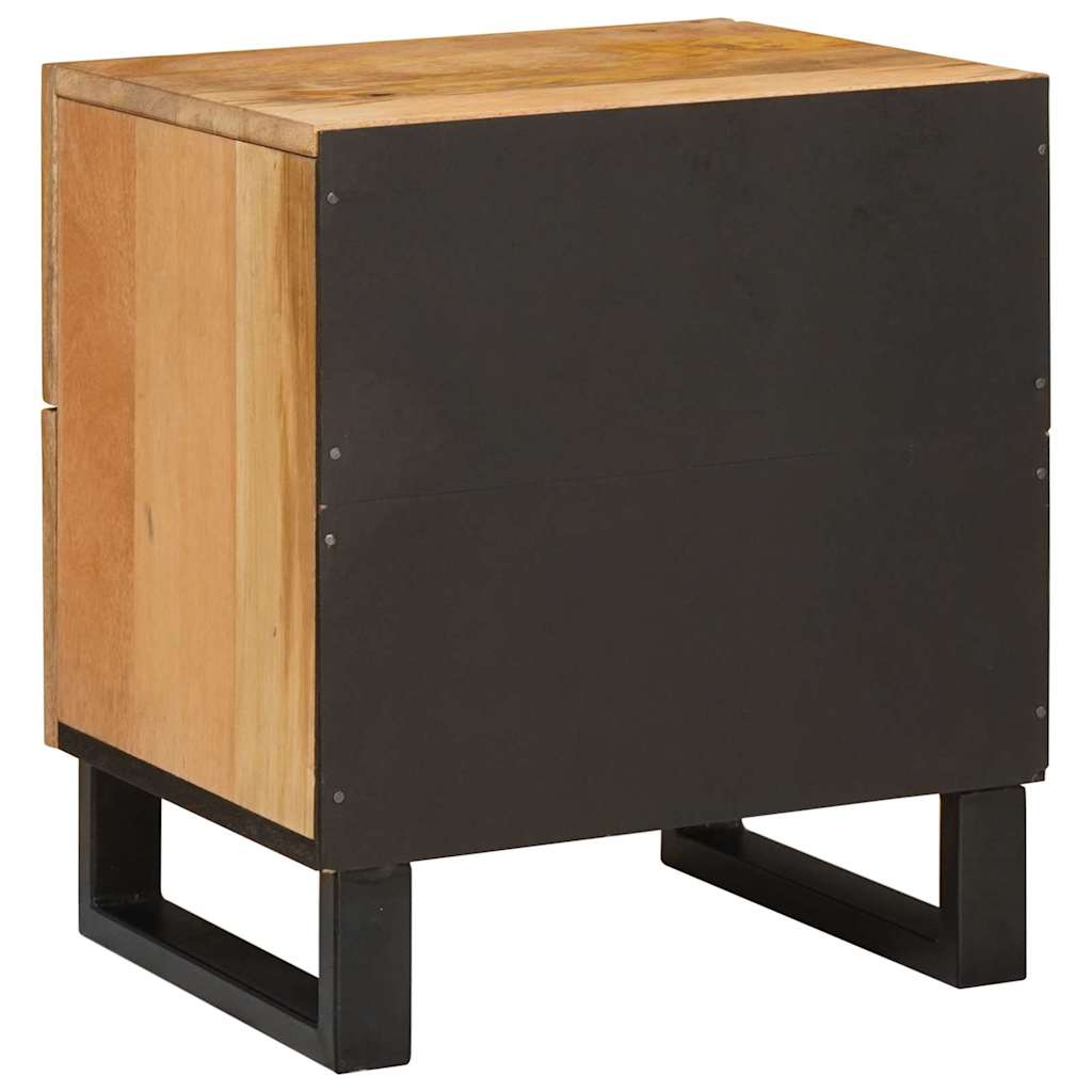 vidaXL Bedside Cabinet Natural 40 x 33 x 46 cm Solid Mango Wood