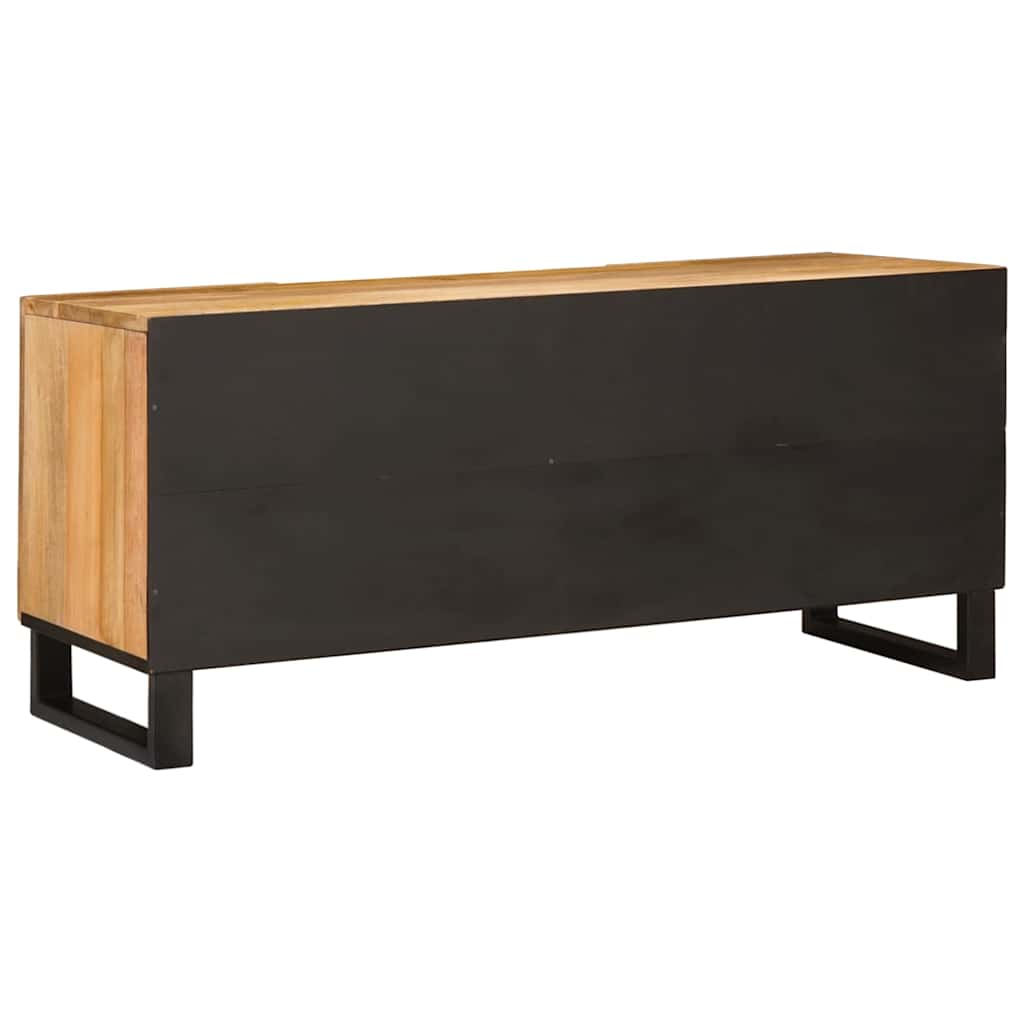 vidaXL TV Cabinet with Shelf Brown 105 x 33 x 46 cm Solid Mango Wood
