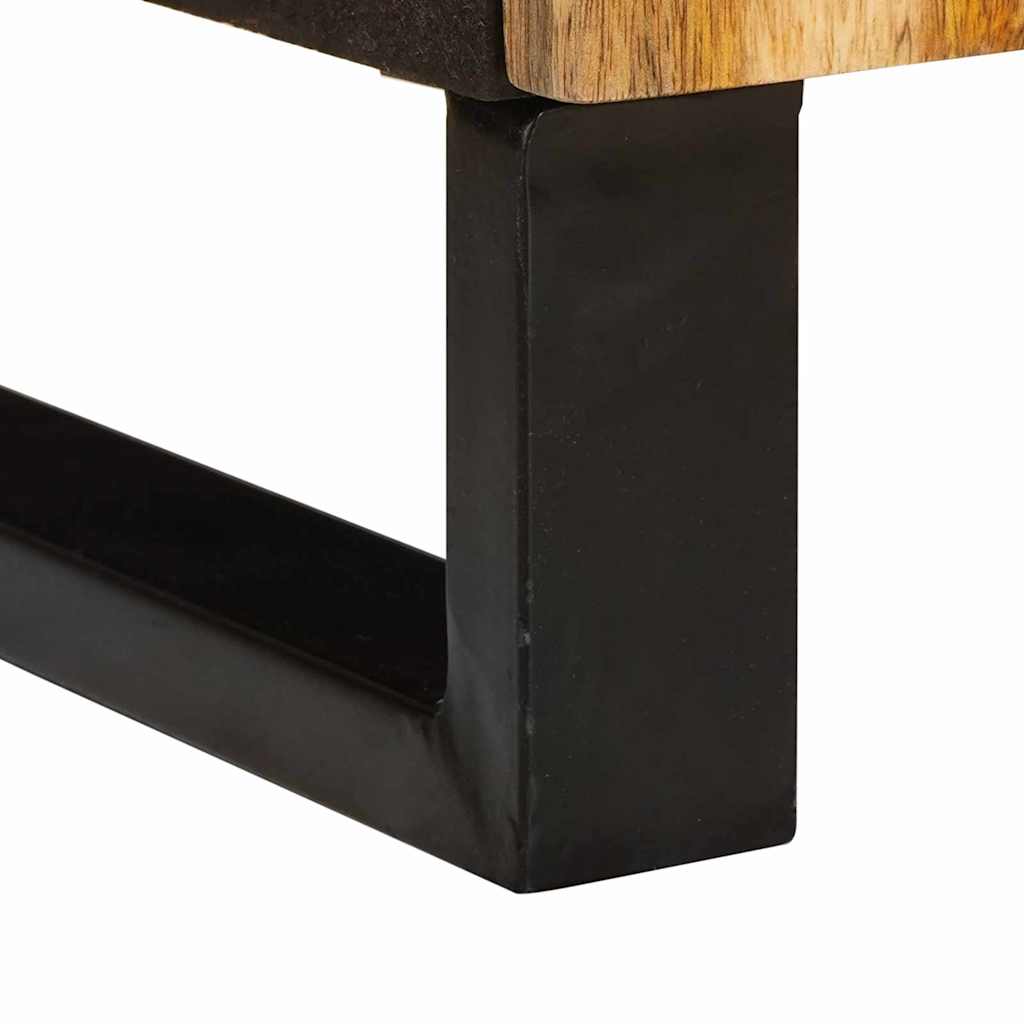 vidaXL TV Cabinet with Drawer Brown 70 x 33x 46 cm Solid Mango Wood