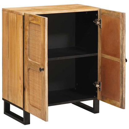 vidaXL Sideboard Brown 60 x 33 x 75 cm Solid Mango Wood