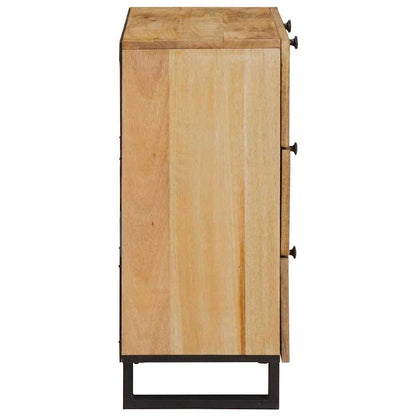 vidaXL Sideboard Brown 60 x 33 x 75 cm Solid Mango Wood
