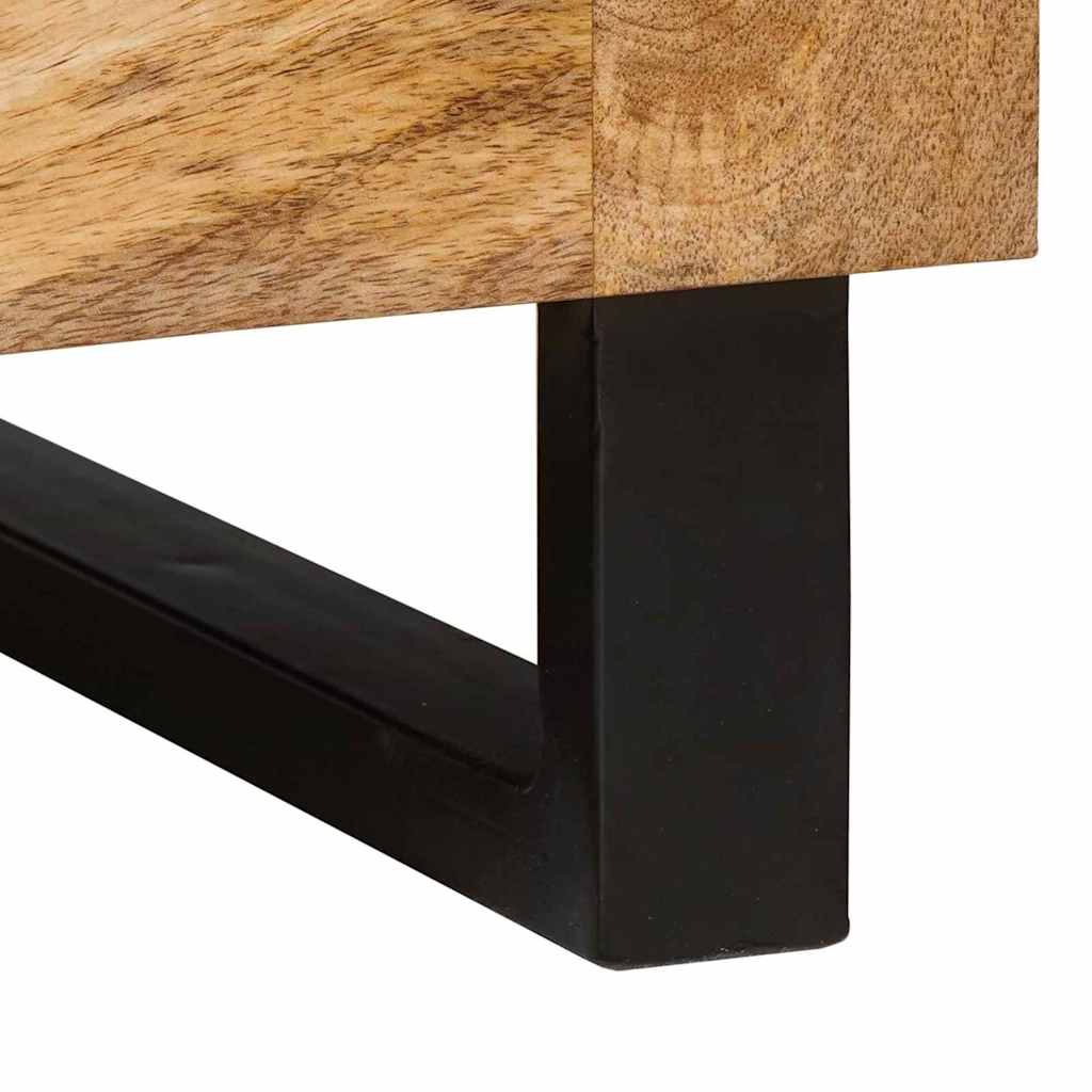 vidaXL Coffee Table Natural 80 x 50 x 40 cm Solid Mango Wood