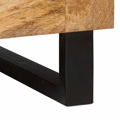 vidaXL Coffee Table Natural 80 x 50 x 40 cm Solid Mango Wood