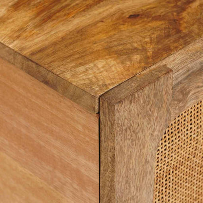 vidaXL Coffee Table Natural 80 x 50 x 40 cm Solid Mango Wood