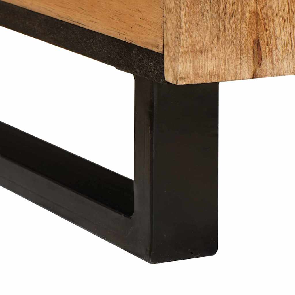 vidaXL Coffee Table Artisan Oak 100 x 54 x 40 cm Solid Mango Wood