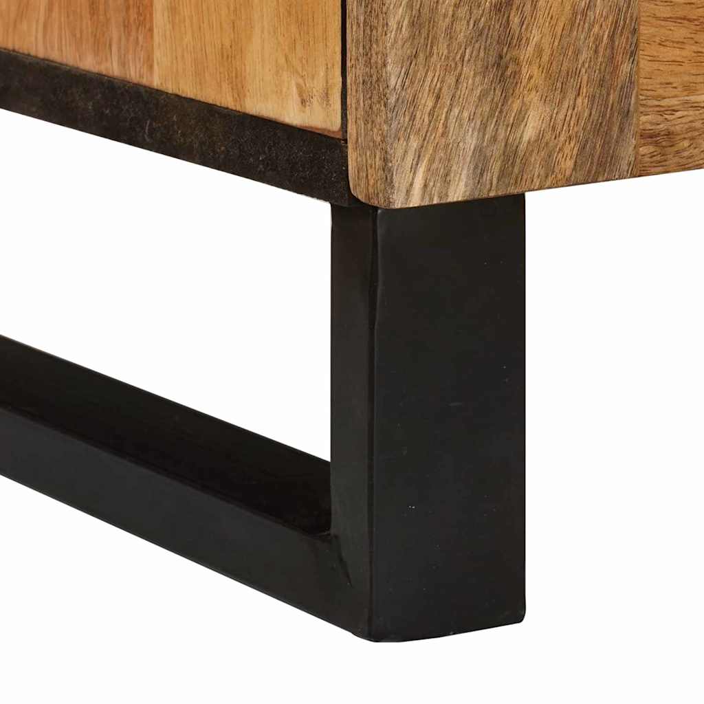 vidaXL TV Cabinet with Drawer Brown 105 x 33 x 46 cm Solid Mango Wood