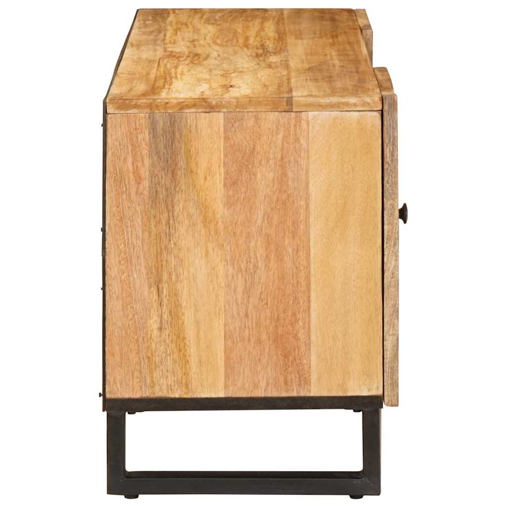 vidaXL TV Cabinet with Drawer Brown 105 x 33 x 46 cm Solid Mango Wood