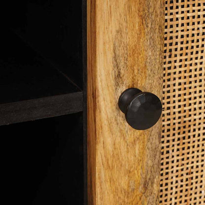 vidaXL TV Cabinet with Storage Brown 80 x 33 x 46 cm Solid Mango Wood