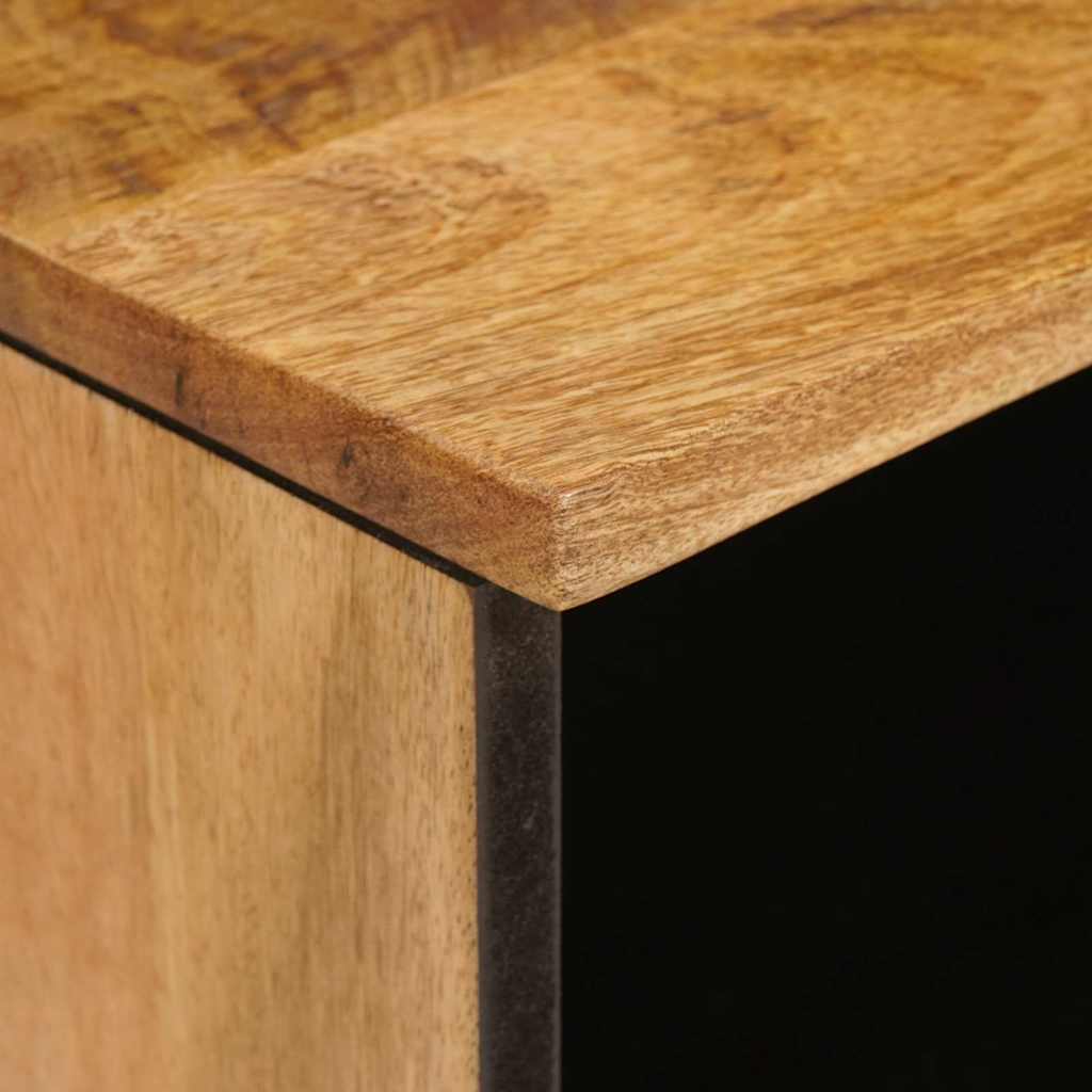 vidaXL TV Cabinet with Drawer Brown 100 x 33 x 46 cm Solid Mango Wood