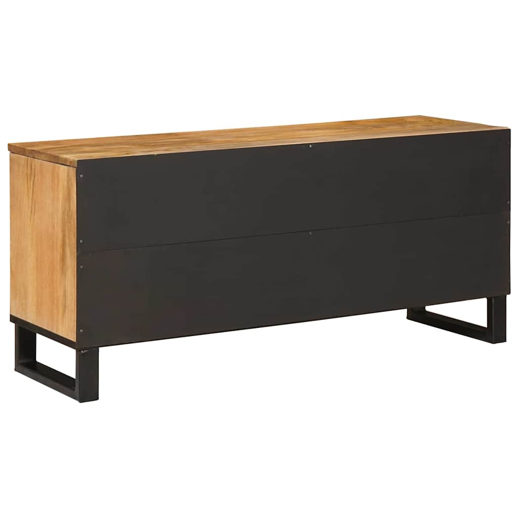vidaXL TV Cabinet with Drawer Brown 100 x 33 x 46 cm Solid Mango Wood