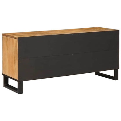 vidaXL TV Cabinet with Drawer Brown 100 x 33 x 46 cm Solid Mango Wood