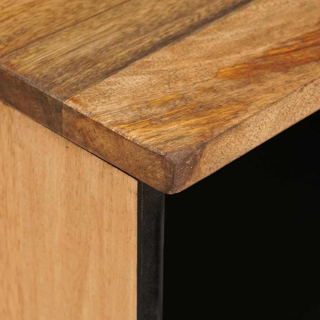 vidaXL TV Cabinet with Drawer Brown 80 x 33 x 46 cm Solid Mango Wood