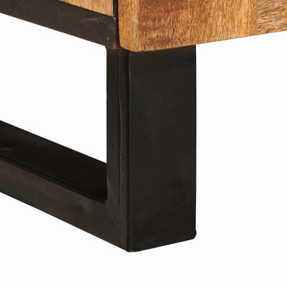 vidaXL TV Cabinet with Drawer Brown 100 x 33 x 46 cm Solid Mango Wood