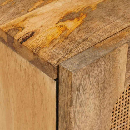 vidaXL Bathroom Hanging Cabinet Brown 38 x 33 x 48 cm Solid Mango Wood