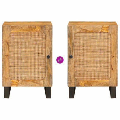 vidaXL Bathroom Cabinet Brown 38 x 33 x 58 cm Solid Mango Wood