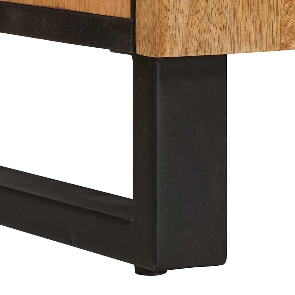 vidaXL Sideboard with Drawer Brown 40 x 33 x 75 cm Solid Mango Wood