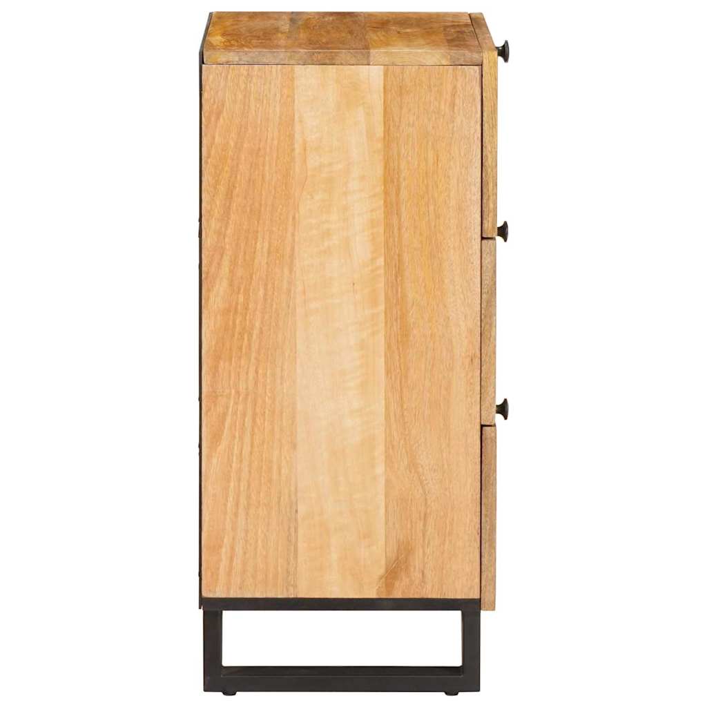 vidaXL Sideboard with Drawer Brown 40 x 33 x 75 cm Solid Mango Wood