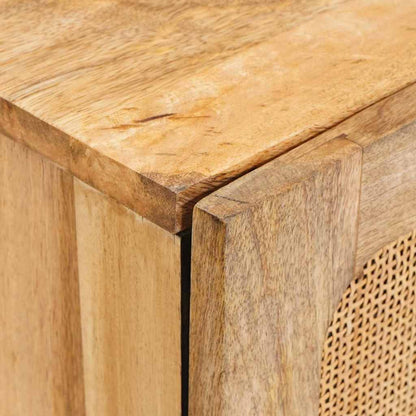 vidaXL Sideboard with Storage Brown 40 x 33 x 75 cm Solid Mango Wood