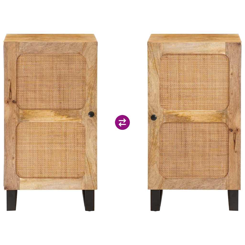 vidaXL Sideboard with Storage Brown 40 x 33 x 75 cm Solid Mango Wood